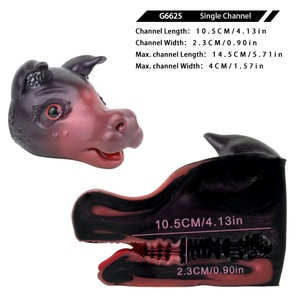 Copa Masturbadora con Cabeza de Ciervo de Fantasía, Juguete Texturizado de Silicona Suave para una Estimulación Masculina Intensa - Product Image 6