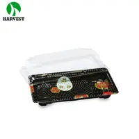 Harvest HP-01 High Quality Control Disposable Plastic Sushi Trays