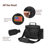 Boîte à lunch isolée étanche extérieure pour hommes et femmes pochette détachable pour bouteille sac à lunch de travail pour adultes