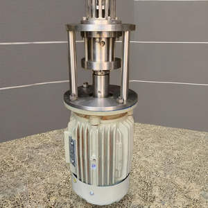 Industrial High Speed Homogenizing Mixer with Vertical Motor <b>Drive</b> for Emulsion Cream and Liquid Blending Applications - Product Image 4