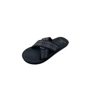 Summer Fashion Cross Strap Slides Casual Outdoor Beach Mens Slippers