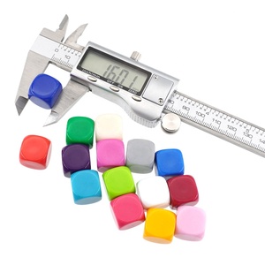 Nhiều Màu Bóng 16Mm Acrylic <span class=keywords><strong>Dice</strong></span> Hình Vuông Trống Đồ Chơi Cho Giải Trí Dollhouse Trò Chơi Du Lịch - Product Image 4