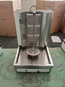 Máquina de gebab de acero inoxidable, <span class=keywords><strong>parrilla</strong></span> de barbacoa, Shawarma, tres quemadores - Product Image 3