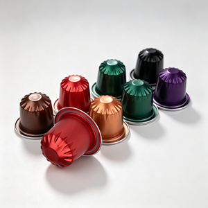 Cápsulas de Café Vacías Desechables de Aluminio para Viaje de 15 ml con Tapas de Aluminio, Capacidad de 4-5 g, Color Personalizado, Compatibles con Nespresso - Product Image 5