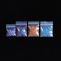 Sacs refermables en plastique PE de très petite taille, réutilisables et résistants à l'humidité, de 1,57 x 2,36 pouces, pour bagues, boucles d'oreilles, bijoux, bonbons, épicerie
