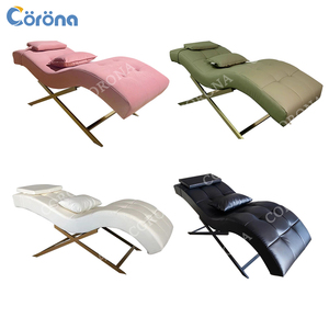 Cama de Pestañas Curva en Forma de S con Altura Ajustable para Salón de Belleza y <span class=keywords><strong>Spa</strong></span> - Product Image 6