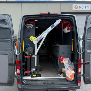 <span class=keywords><strong>Crane</strong></span> Mini Portabel CE 24V/12V 400-800kg Mobile Davit <span class=keywords><strong>Crane</strong></span> dengan Winch Manual/Listrik untuk Truk Pikap, Trailer, Van, Ute Bekas - Product Image 3