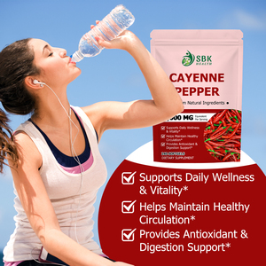 Highly Effective Premium Natural Cayenne Pepper Extract Soft Capsules for Adults Antioxidant Support Digestive Health Softgels - Product Image 6