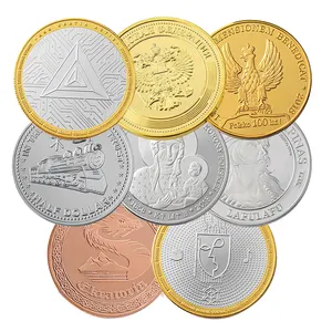 Maak Je Eigen 2d 3d Zinklegering Metalen Token Verzamelobjecten Uitdaging Munt Aangepaste Bronzen Gouden 999 Zilveren Munt Voor Souvenir