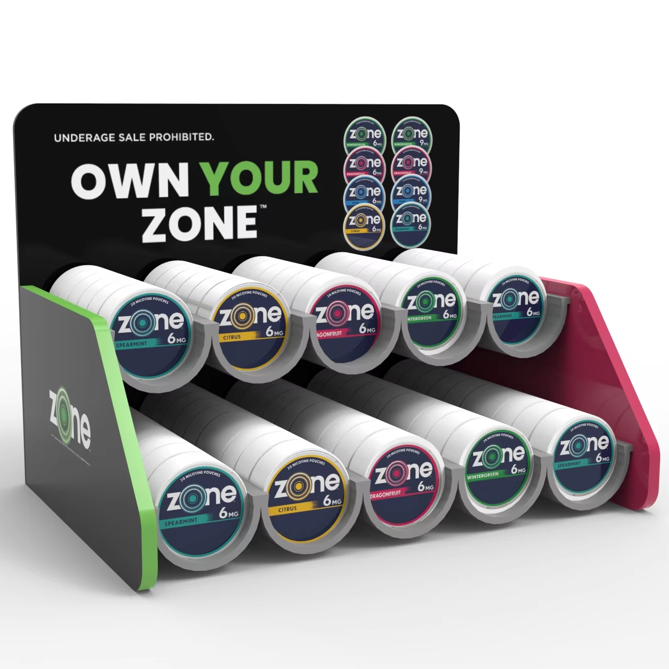 Apache Factory Modern Acrylic Floor Standing Customized Display Stand Cigarette Mouth Display Easy Assembly Custom Logo for — view 2