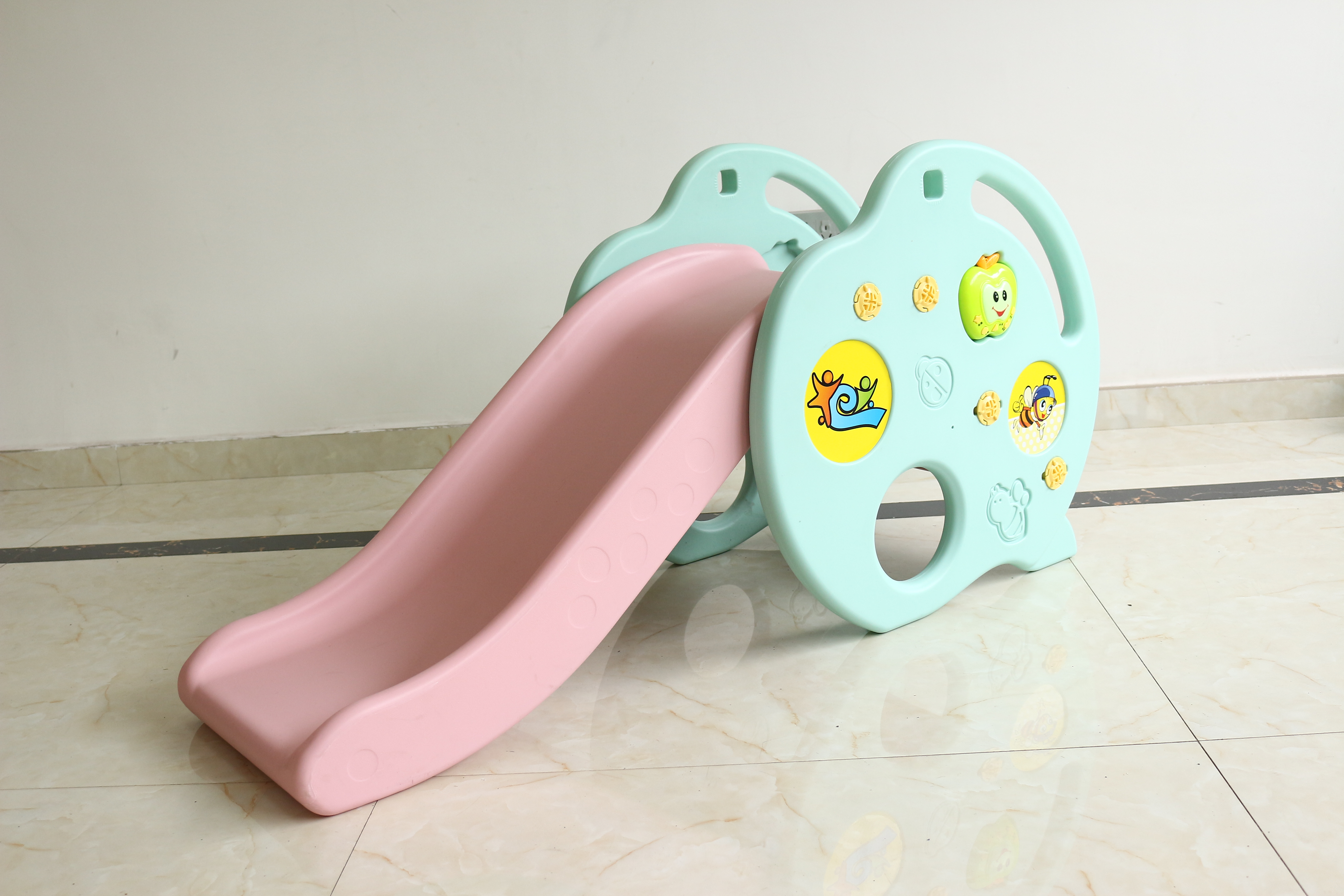 Light green+pink