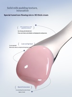 Gel crème de construction Taya Builder Gel sans HEMA ni TPO, teinté nude, pour nail art, dissolvable à l'acétone