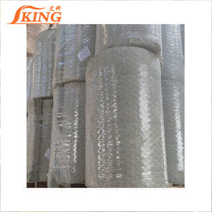 ISOKING Couverture en <span class=keywords><strong>laine</strong></span> <span class=keywords><strong>de</strong></span> <span class=keywords><strong>roche</strong></span> <span class=keywords><strong>de</strong></span> style moderne Isolation en treillis métallique 100mm-150mm d'épaisseur Matériau en feuille d'aluminium pour centrale électrique - Product Image 5