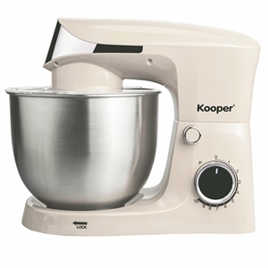 Robot pâtissier 5,5 L 1500 W avec tête chromée ivoire - Product Image 3