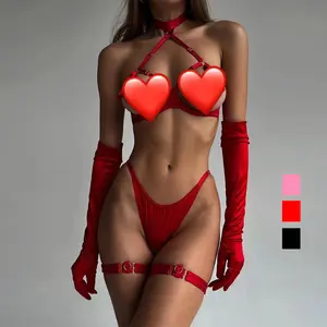 Wholesale women sexy underwear lingerie open crotch nipple For An  Irresistible Look 