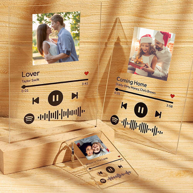 Custom Modern Acrylic Art Rectangle Printed Handicraft Block Plaque Photo Print Vertical Pattern Multi-Functional Decorative