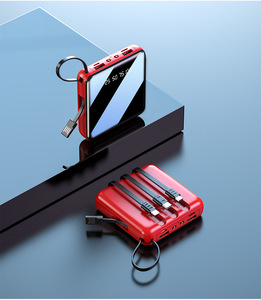 <span class=keywords><strong>Cargador</strong></span> Portátil Más Reciente de 20000 mAh, Mini Banco de Energía de Carga Rápida con Pantalla LED y Cables Integrados para Teléfonos - Product Image 2