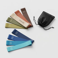Bandes de Résistance en Latex de Haute Qualité – Lot de 4 (Rose, Bleu, Vert, Gris) – Antidérapantes et Durables pour la Maison, la Gym, le Yoga et le Pilates