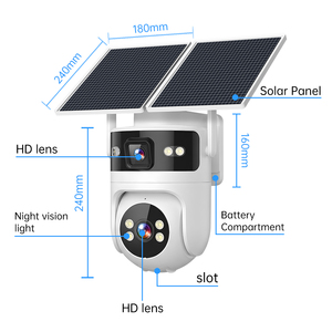 <span class=keywords><strong>กล้อง</strong></span><span class=keywords><strong>วงจรปิด</strong></span>พลังงานแสงอาทิตย์ 4G ปี 2026 สำหรับภายนอกอาคาร ไร้สาย พร้อมระบบมองเห็นกลางคืนด้วยอินฟราเรด ความละเอียด 1080P ตรวจจับความเคลื่อนไหว เหมาะสำหรับฟาร์ม/บ้านในชนบท - Product Image 2