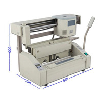 Equipo de oficina manual Pegamento de fusión en caliente A3 A4 Libro de fotos de papel Máquina de Encuadernación perfecta térmica Máquina de encuadernación de pegamento