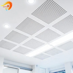 <span class=keywords><strong>Grille</strong></span> de plafond suspendu <span class=keywords><strong>perforée</strong></span> en aluminium et <span class=keywords><strong>acier</strong></span> pour usage commercial - Product Image 1