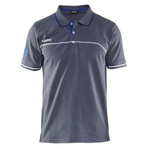 BLAKLADER-Polo de la marca 332710509485S Gris/Azul aciano-EAN 7330509433058 CAMISETAS Y POLOS DE TRABAJO - Product Image 1