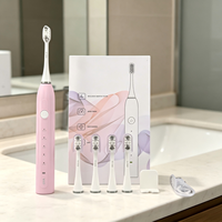 Nouveaux produits 2025 – Ensemble de brosses à dents électriques portables à poils souples, auto-brossantes, avec logo personnalisé, pour voyage intelligent