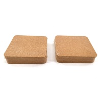 4X4 Pouces Carrés De Liège 5 Mm Support Liège Tuiles Feuilles Pour Les Caboteurs Et Artisanat Bricolage Personnalisé liège coaster