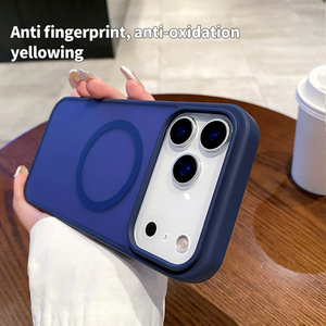 Custodia magnetica opaca per telefono cellulare per <span class=keywords><strong>iPhone</strong></span> 17 16 <span class=keywords><strong>Pro</strong></span> Max 15 14 13 12 <span class=keywords><strong>11</strong></span> Custom Logo colore puro del telefono <span class=keywords><strong>Cover</strong></span> - Product Image 6