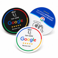 Plaque en acrylique NFC personnalisée pour avis clients – Idéale pour salons de beauté, spas et salons de manucure – Support d'affichage pour avis clients