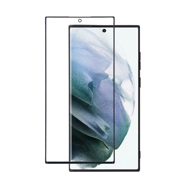 Front LCD Screen Outer Glass Lens with OCA Optically Clear Adhesive for Samsung Galaxy S22 Ultra 5G S908 Replacement