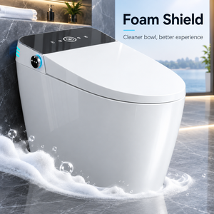 Trouvez des toilettes intelligentes électriques modernes similaires avec siège chauffant, bidet automatique et télécommande - Product Image 3