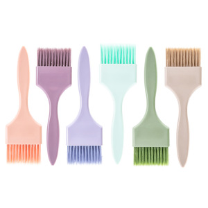 Brosse à teinture capillaire pliable en nylon ABS, rectangulaire, pliable, pour salon de coiffure, traitement de teinture et permanente, petite taille, colorée - Product Image 1