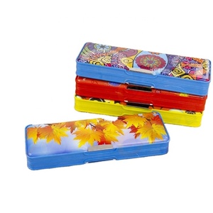 Factory Wholesale Multiple Pen Slots Learning Stationery Pencil Case Students Pencil Box