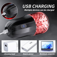Entraîneur de désensibilisation intime masculin rotatif en silicone souple, 10 modes de vibration, étanche, rechargeable par USB, massage