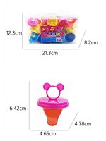 Offre Spéciale Jelly Pop Rocks Vente en gros Pouding à la gelée en forme de mamelon Gelée de fruits mélangés avec des bonbons à éclater
