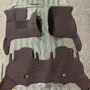 Tapis de sol de voiture de sport en cuir de luxe 5D 7D, ensemble complet de 4 pièces, <span class=keywords><strong>design</strong></span> antidérapant, Civic 1 Series 3 Series Cherokee Venza A4 Land Cruiser - Product Image 3