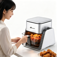 Anbolife Nouveauté 2026 Fabricant OEM DOM Friteuse à air numérique 5,5 L multifonction : Friteuse + Cuiseur vapeur + Grill BBQ