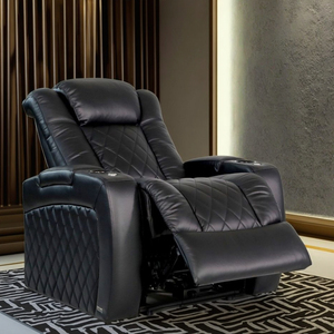 Sofá reclinable de cine en casa, asientos de cine modernos de lujo con función extensible, muebles de montaje cómodos - Product Image 1