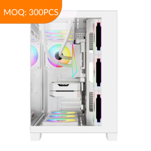 Boîtier <span class=keywords><strong>PC</strong></span> universel ATX économique avec interface complète, audio HD, micro, grand <span class=keywords><strong>espace</strong></span> pour GPU, hauteur de refroidisseur 168 mm – Vente en gros - Product Image 6