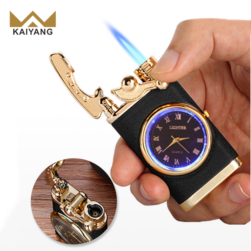 cigarette lighter watch | For Sale The watch face clicks to the side to reveal the lighter coils Vintage BUCHERER Lighter Swiss Made