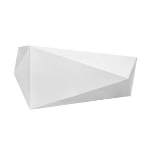 Bañera Acrílica Ovalada Independiente Misano Kukri de 59 Pulgadas, Moderna, para Hotel, con Diseño Ecológico y Desagüe Blanco - Product Image 6