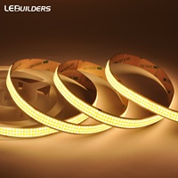 Bande LED COB en cuivre 15 mm, DC24V, USB, flexible, découpable, rouleau de 5 m, contrôle vocal, IP20, CRI90, 3000K/6500K pour l'éclairage