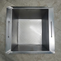 Plateau en treillis métallique carré en acier inoxydable 304 316 personnalisé en usine pour séchage, déshydratation, drainage, refroidissement, support en filet, antirouille