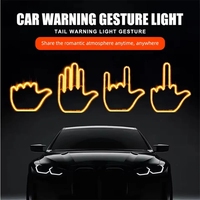Lampes LED pour voiture, lumières amusantes pour l'intérieur de la voiture avec télécommande, lampe de rappel multifonction pour la lunette arrière, accessoires