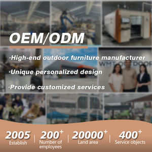 طقم أريكة فاخر للحدائق الخارجية مقاوم للعوامل الجوية، أثاث استرخاء من الراتان الصناعي، طقم أريكة زاوية خارجية مع طاولة - Product Image 2