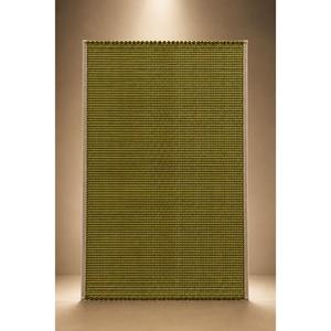 Tapis en laine et jute de couleur unie, motif tissé naturel texturé, avec envers en latex antidérapant - Product Image 2