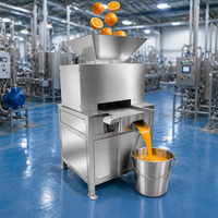 Presse-agrumes automatique pour oranges et citrons 1000 kg/h / Machine industrielle pour la fabrication de jus de fruits et de citrons / Extracteur de jus de citron et d'ananas