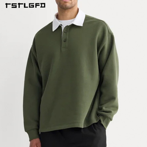 Camisas de Franela Casuales de Manga Larga para Hombre, Ecológicas, de Alta Calidad, Algodón Original, Verde Oliva, Diseño a Cuadros Premium, Estilo Vintage, Otoño - Product Image 3