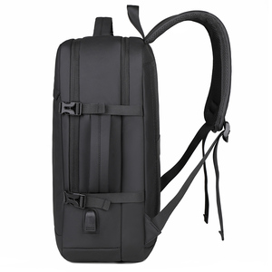 Thời trang công suất lớn ba lô mở rộng kinh doanh du lịch Ba lô đơn giản màu rắn máy tính xách tay túi - Product Image 2